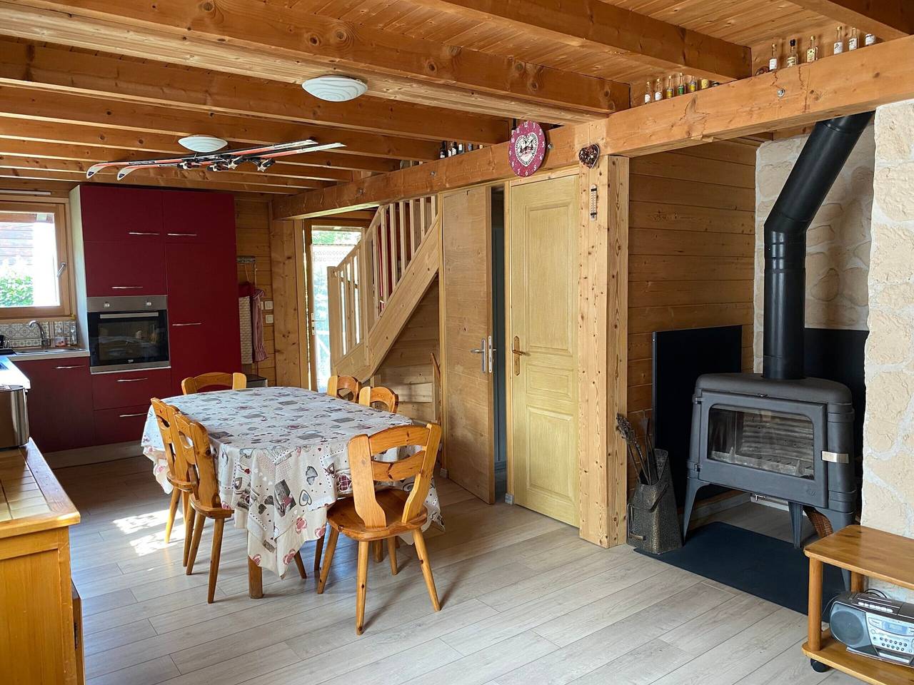 Chalet “8p - L’œillet des Glaciers” con vistas a la montaña y Wi-Fi in Verchaix, Region Bonneville