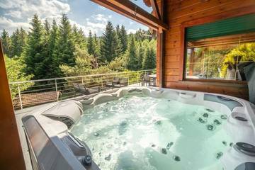 Chalet pour 9 personnes, avec jardin ainsi que jacuzzi et sauna à Le Tholy
