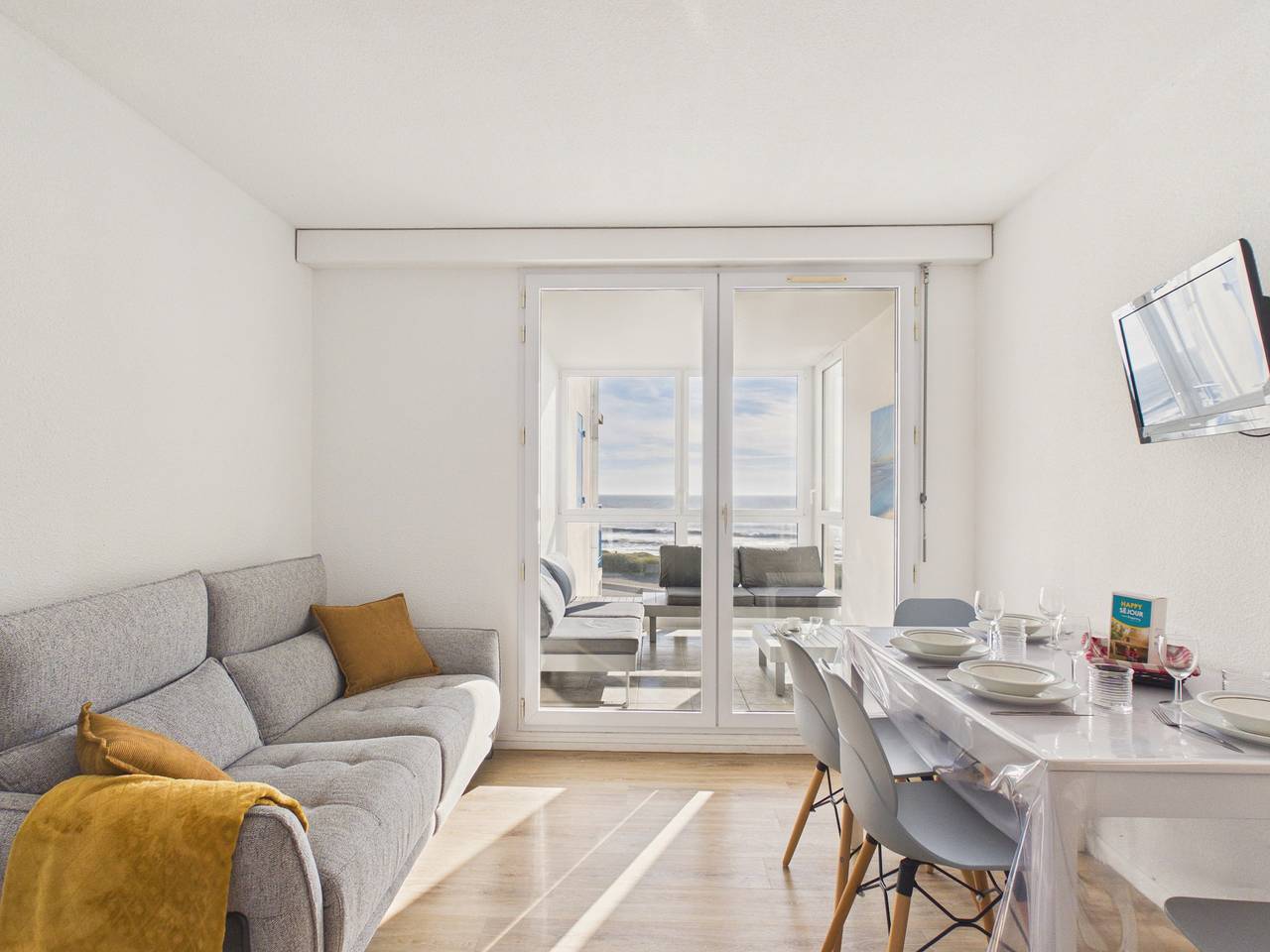 Appartement entier, Vue mer, plage à 300 m, appartement pour 5 in Saint-Hilaire-de-Riez, Vallée de la Loire