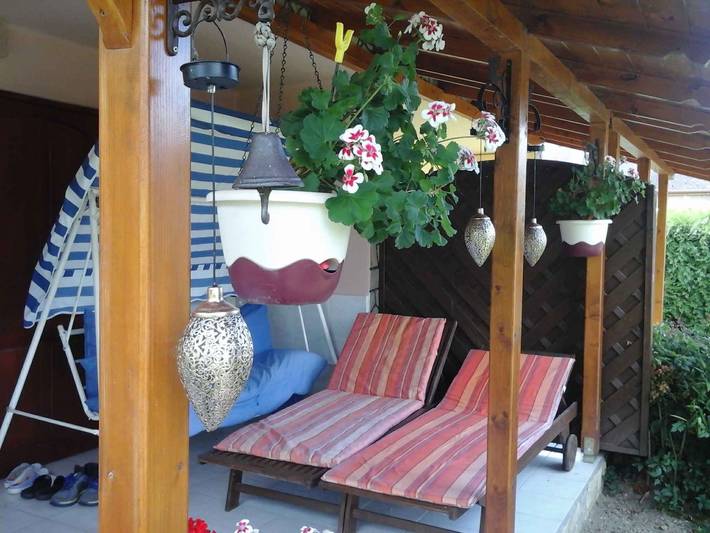 Ferienhaus für 6 Personen, mit Balkon und Garten in Plattensee Südufer