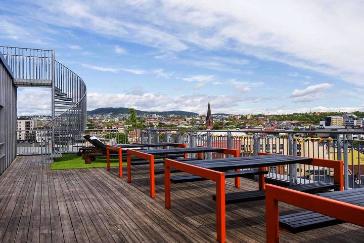 Hôtel pour 2 personnes, avec terrasse et vue, animaux acceptés à Oslo métropole - 2