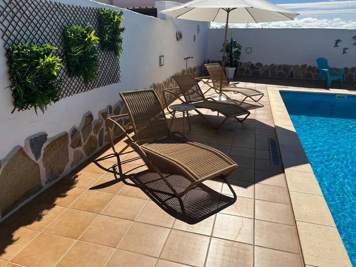 Casa rural para 6 personas, con piscina además de vistas y jardín en Tuineje - 4