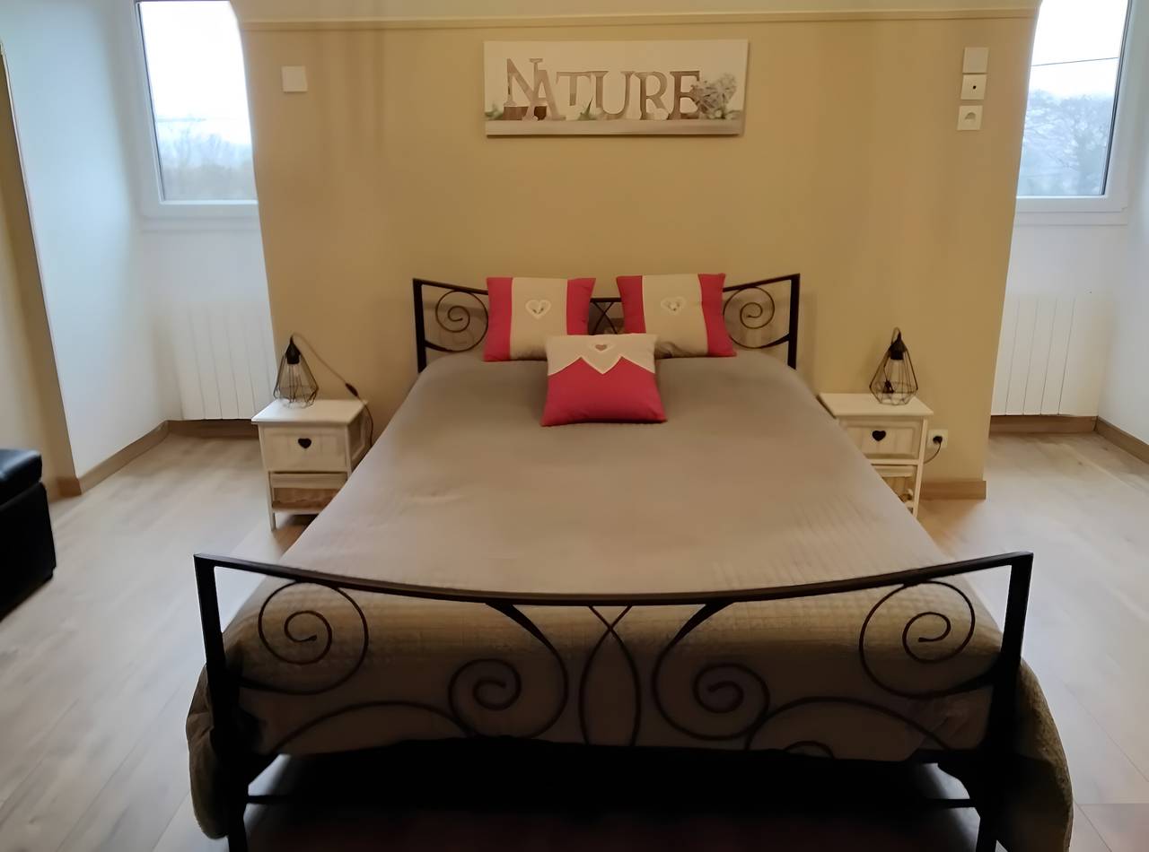 Chambre d'hôtes 'Nature' avec terrasse partagée, jardin partagé et Wi-Fi in Videcosville, Région de Cherbourg