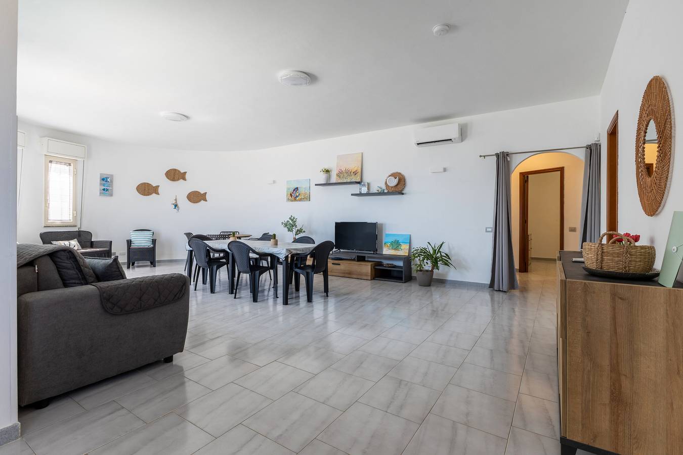Villa 'Primavera' con vista mare, terrazza privata e aria condizionata in Marina di Modica, Modica