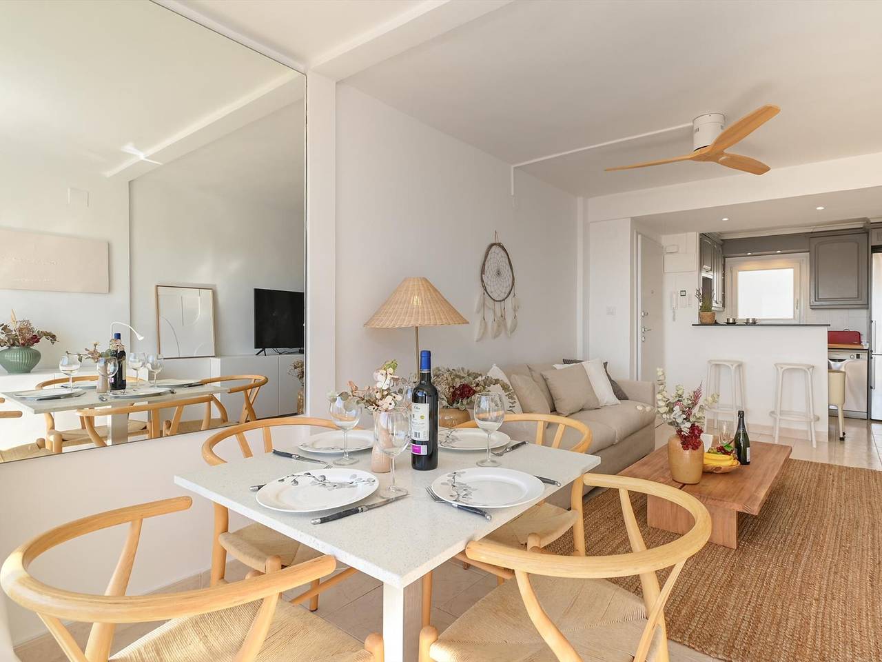 Ganze Wohnung, Moderne 2-Zimmer-Wohnung in Jávea mit Klimaanlage, Parkplatz und Wlan in Playa del Arenal, Jávea