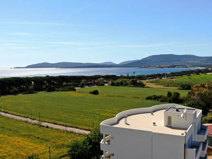 Appartamento per 2 persone, con Balcone e Terrazza nonché Panorama a Fertilia