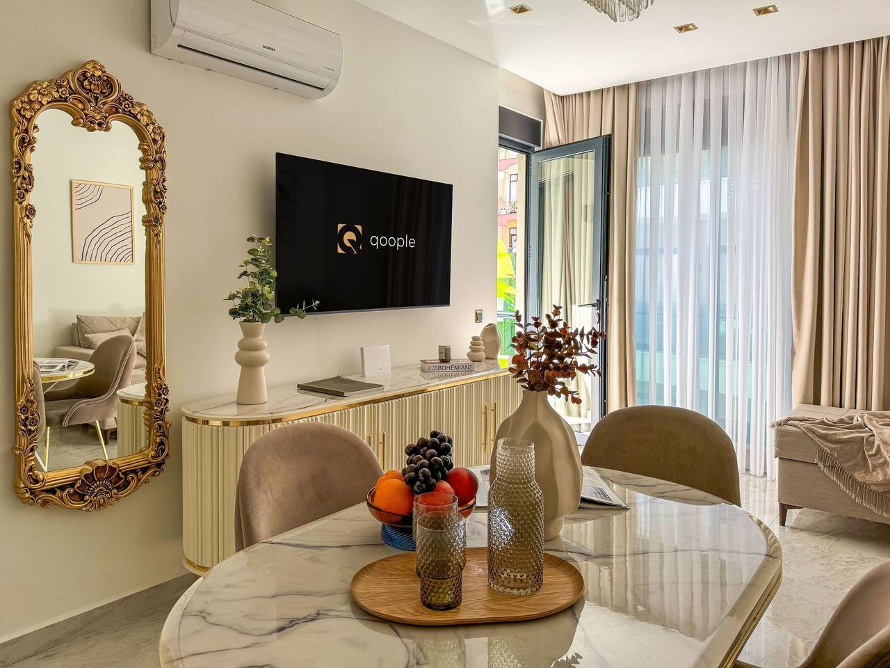 Appartement entier, Qoople Legend 36 В-01 100 Meter vom Strand entfernt in Alanya, Province d'Antalya