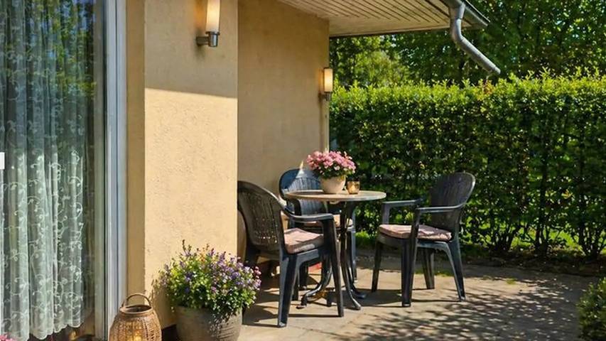 Bungalow für 3 Personen, mit Terrasse, mit Haustier