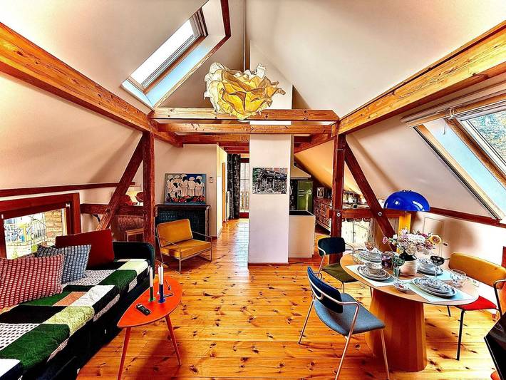 Ferienwohnung für 5 Personen, mit Garten und Seeblick, kinderfreundlich in Caputh