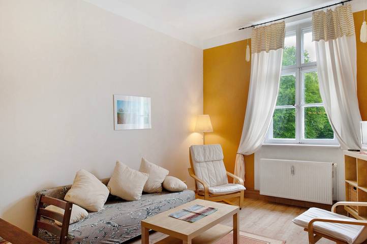 Ferienwohnung für 4 Personen, mit Garten und Sauna in Krakow am See