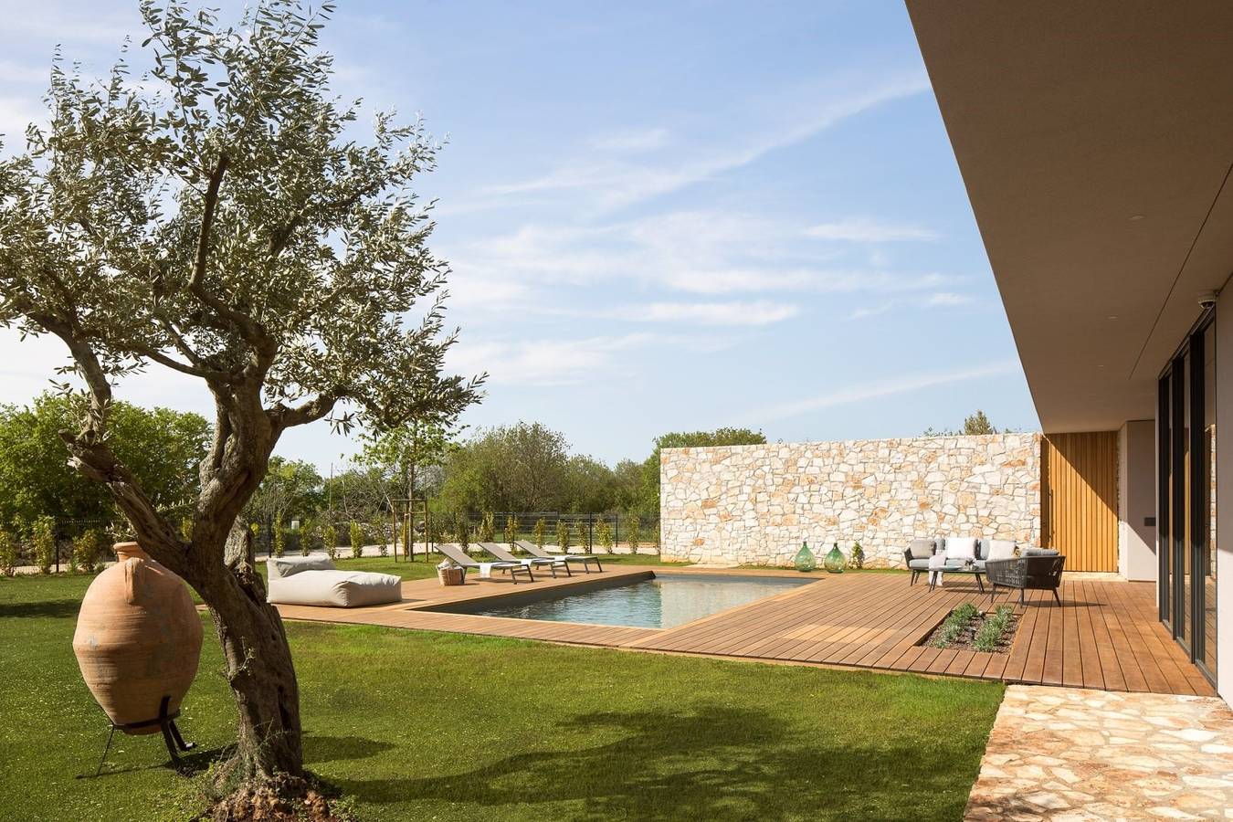 Luxusvilla Serenity Pula mit beheiztem Pool und Sauna in Gajana, Südküste Istrien