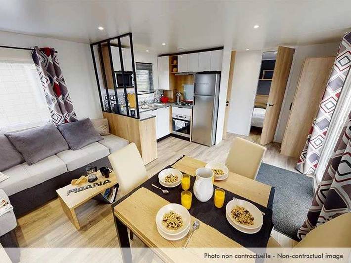 Mobil home pour 6 personnes, avec bassin pour enfant à Lattes - 4