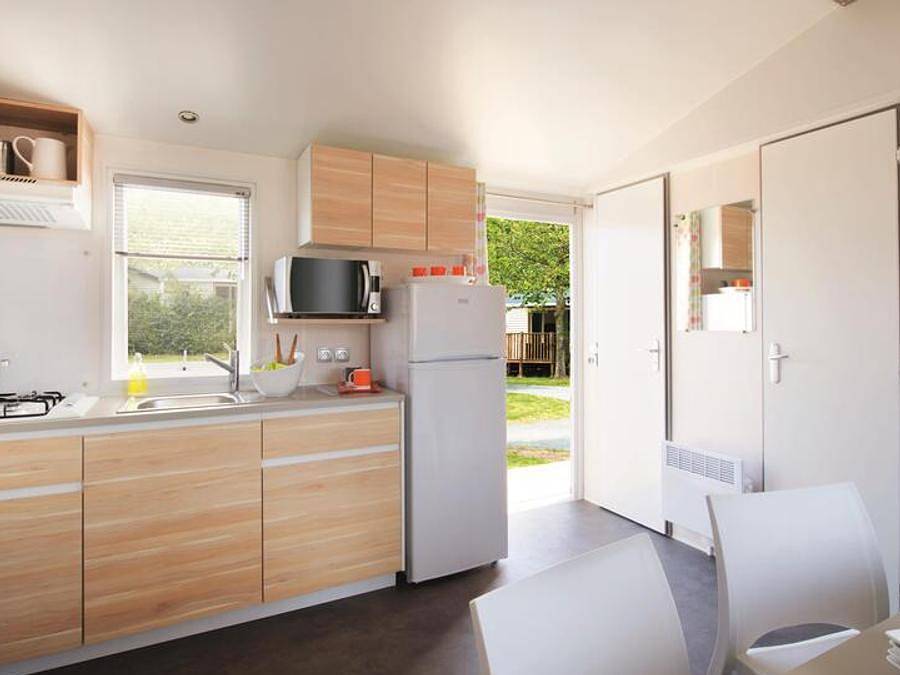 Camping Les Princes D'Orange - Mobilheim 6 personen - Mobilheim Confort Compact - 3 Zimmer in Orpierre, Gap und Umgebung