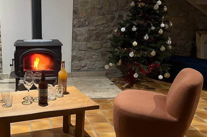 Gîte pour 12 personnes, avec jacuzzi à Satillieu - 4