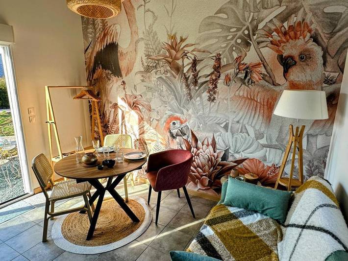 Location de vacances pour 2 personnes, avec terrasse et jardin à Plessé