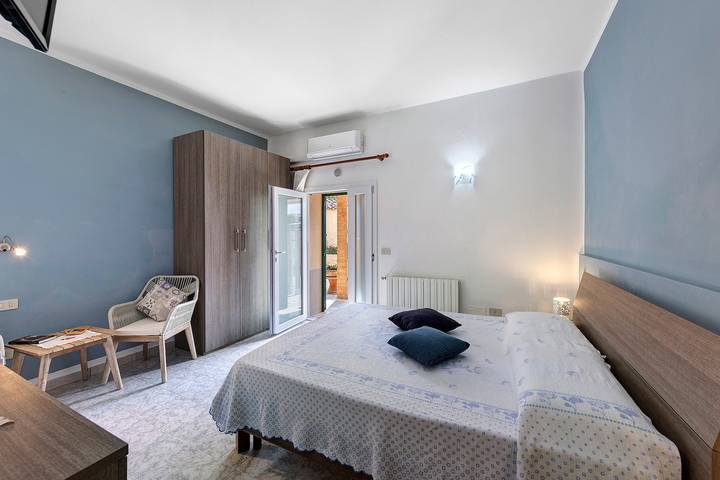 Room 'Agriturismo Case Nuove - Camera Ste' with Shared Pool, Wi-Fi and Air Conditioning in Castellina Marittima, Etruscan Coast