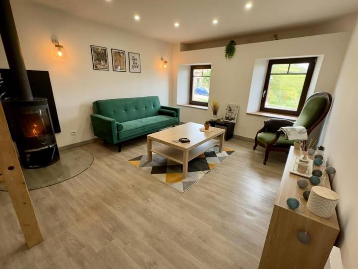 Maison de vacances pour 2 personnes, avec terrasse ainsi que jardin et vue