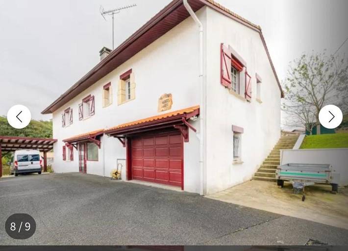 Gîte pour 8 personnes, avec Terrasse et Jardin à Ahetze