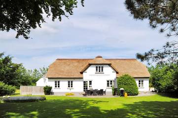Ferienhaus für 22 Personen, mit Whirlpool und Kinderpool sowie Terrasse und Sauna, mit Haustier in Skjern