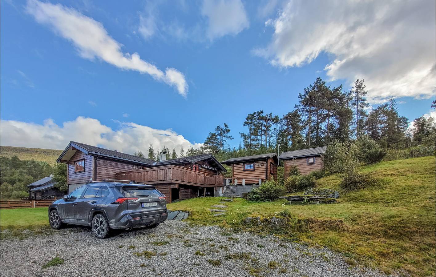 Feriehus for 7 personer med hage in Voss