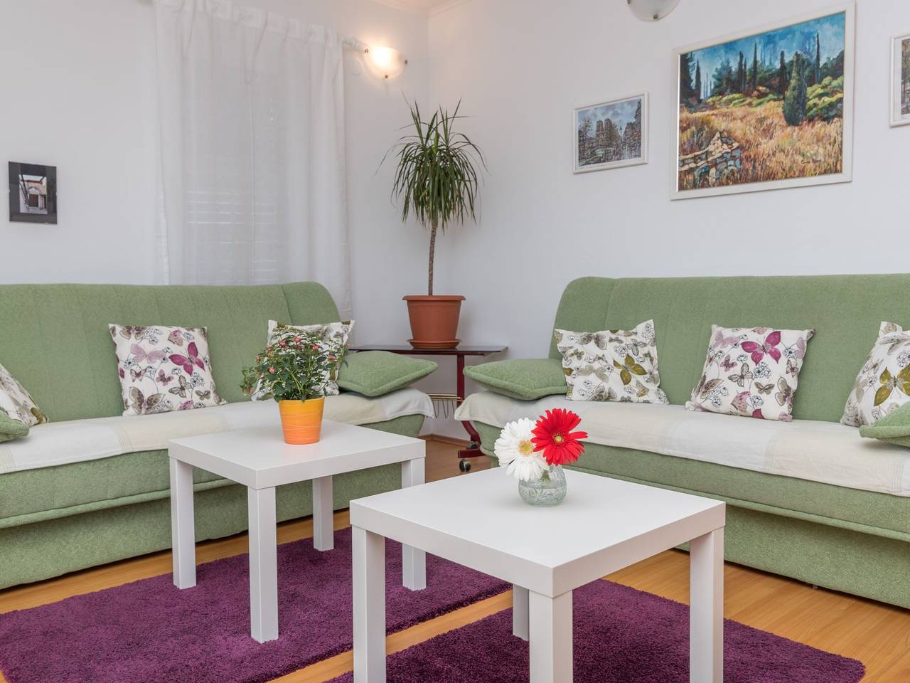 Appartement entier, "Emelie" mit Blick auf das Wasser in Okrug Gornji, Čiovo