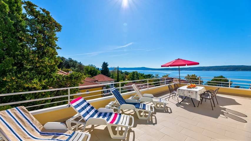 Ferienwohnung für 4 Personen, mit Balkon in Crikvenica