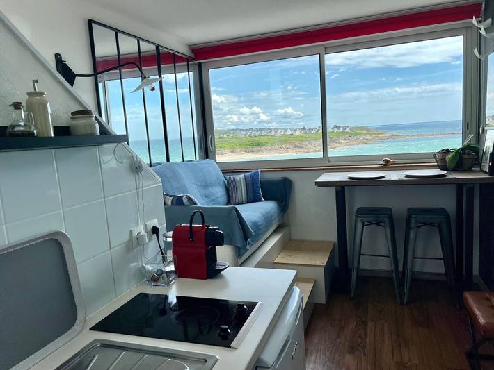 Appartement entier, Appartement 'Duplex Vue Mer' - parking - wifi in Audierne, Côte de Cornouaille