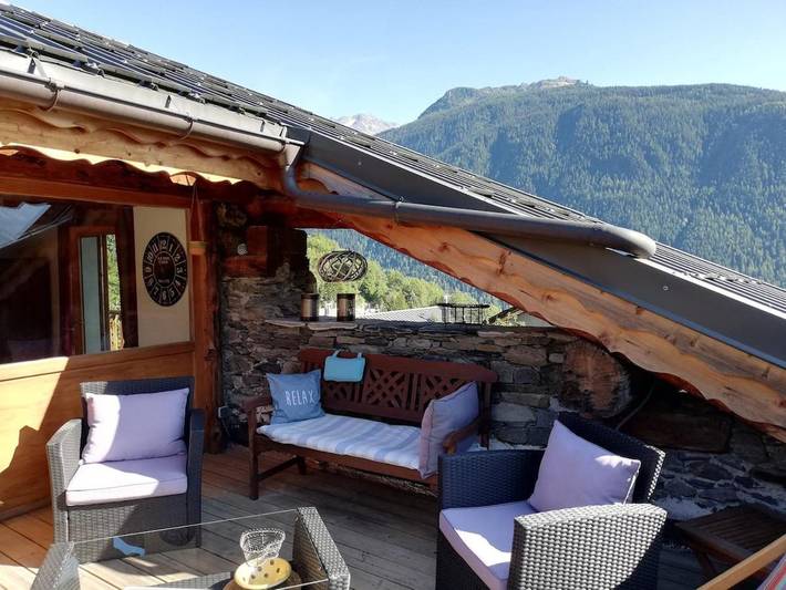 Appartement de vacances pour 4 personnes, avec jardin