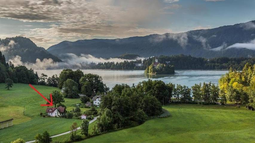 Ferienwohnung für 4 Personen, mit Terrasse und Garten sowie Ausblick in Slowenien