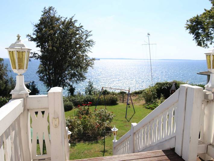 Ferienwohnung mit Meerblick für 4 Personen, mit Terrasse und Garten sowie Ausblick in Deutschland