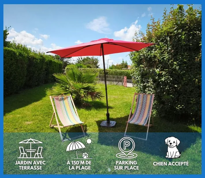 Casa de vacaciones para 6 personas, con vistas y jardín, Se admiten mascotas - 1
