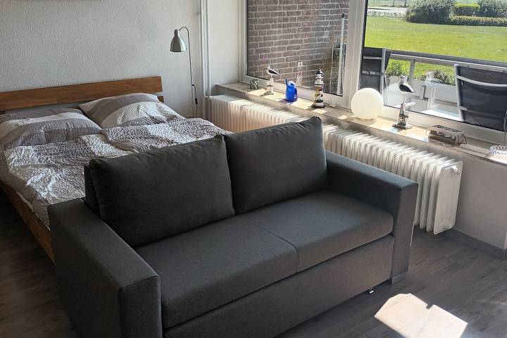 Ferienwohnung für 2 Personen, mit Balkon und Balkon/Terrasse sowie Seeblick in der Husumer Bucht - 3