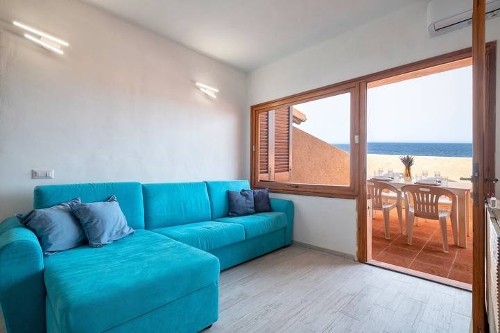 Ferienhaus 'Appartamento Li Tamerici' mit gemeinsamer Terrasse und Klimaanlage in Costa Paradiso, Trinità d'Agultu e Vignola