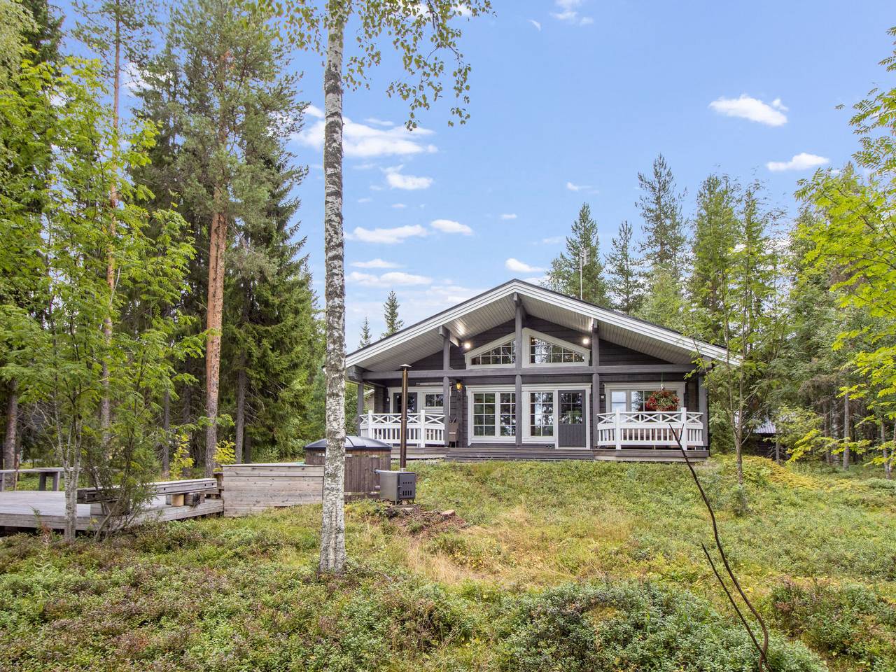 Villa white water in Lappland