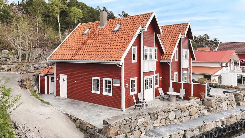 Ferienhaus für 10 Personen, mit Terrasse und Ausblick in Bokn - 2