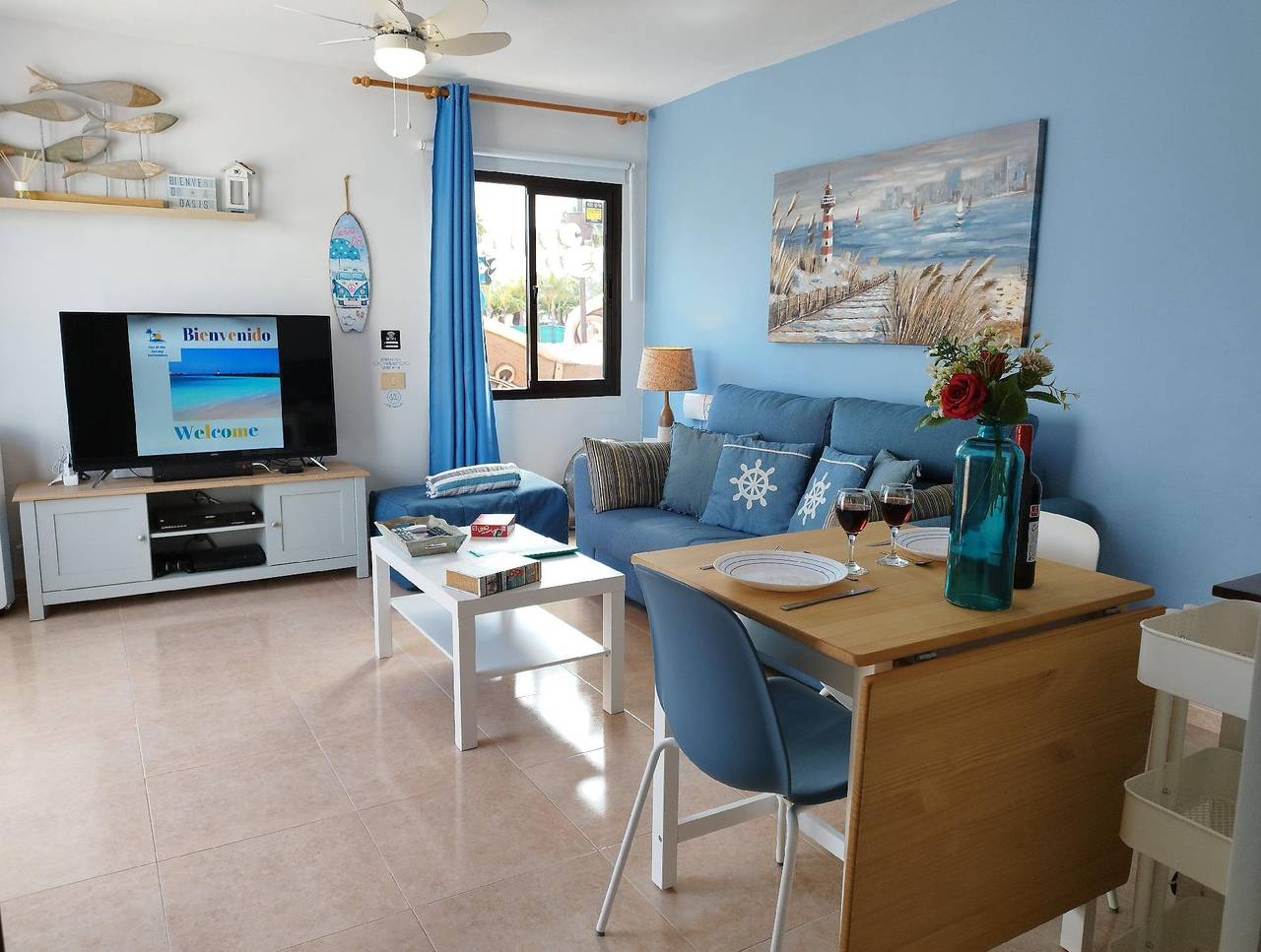 Appartamento intero, Appartamento vacanza per 2 Persone  + 2 Bambini ca. 40 qm in Corralejo, Fuerteventura (Costa nord di Fuerteventura) in Corralejo, La Oliva