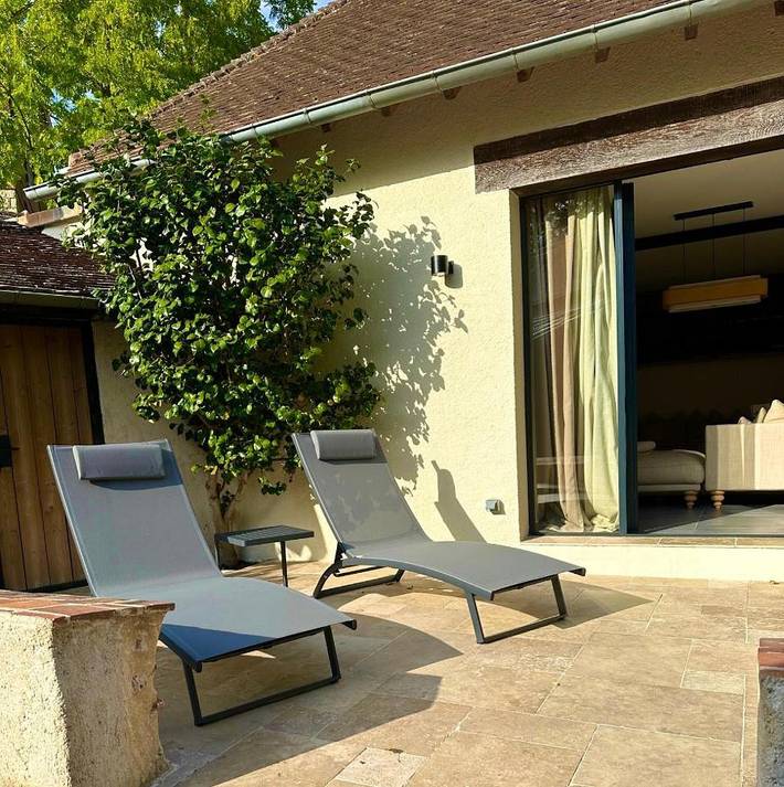 Cottage pour 7 personnes, avec jardin ainsi que terrasse et vue, animaux acceptés dans Saint-Christophe (Eure-et-Loir)
