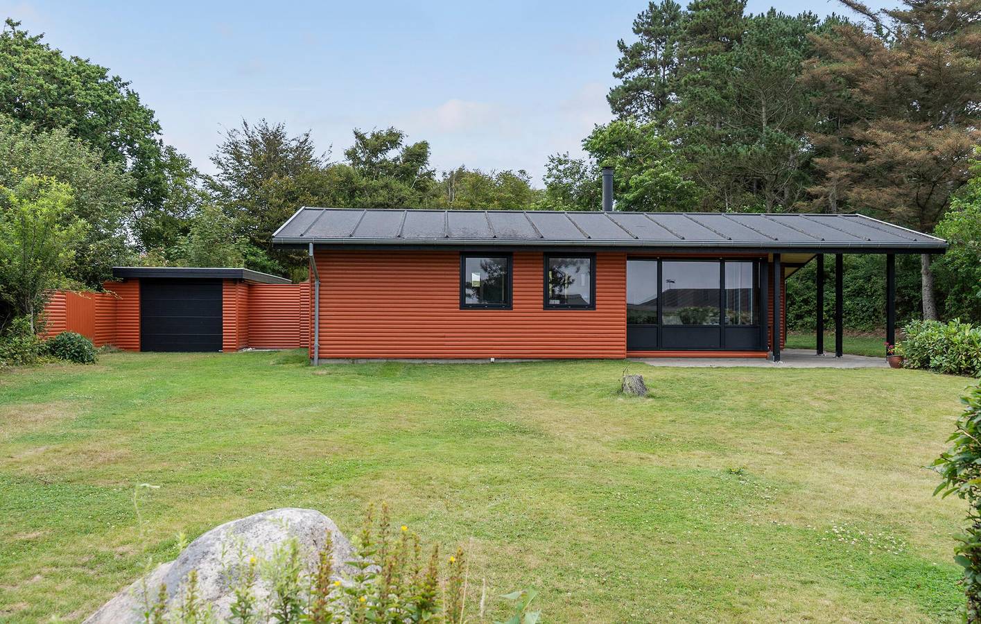 Feriehus for 8 personer med have in Langø, Martofte
