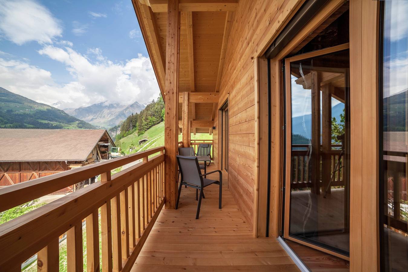 Bergchalet 'Heidi und Peter' mit Bergblick, Sauna, Whirlpool, Garten und Wlan in Gomion, St. Leonhard in Passeier