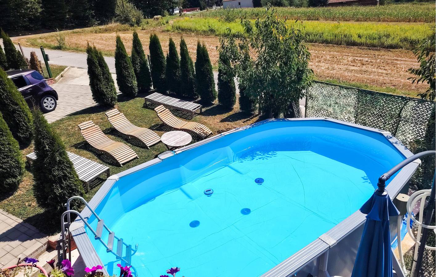 Charmant appartement met zwembad, barbecue en op 2 km van de rivier de Krapina in Hraščina, Krapina-Zagorje