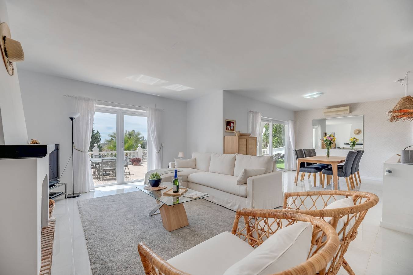 Maison de vacances 'Casa Panoramica' avec vue sur la mer, Wi-Fi et climatisation in Mijas Costa, Mijas