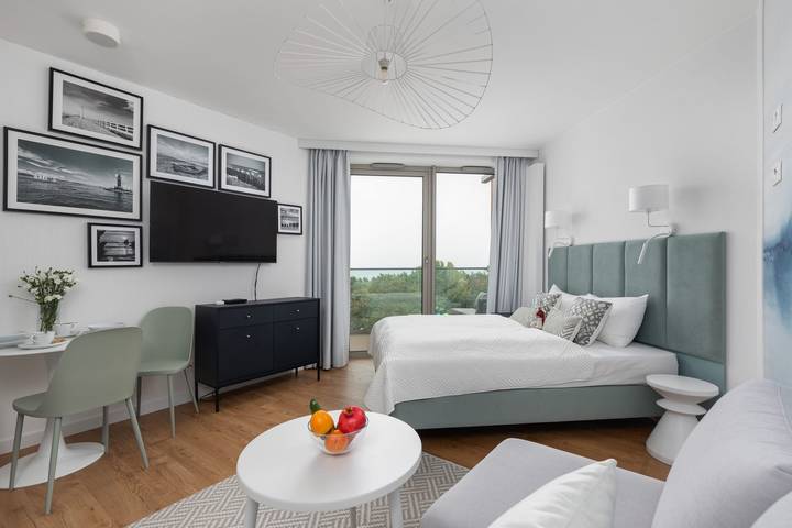 Ferienwohnung für 3 Personen, mit Whirlpool und Pool sowie Sauna