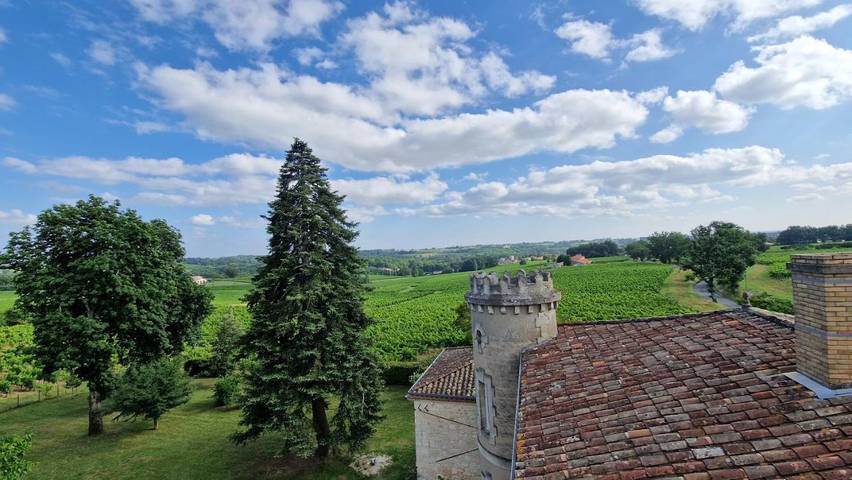 Location de vacances pour 10 personnes, avec vue ainsi que piscine et jardin à Saint-Ciers-de-Canesse - 4