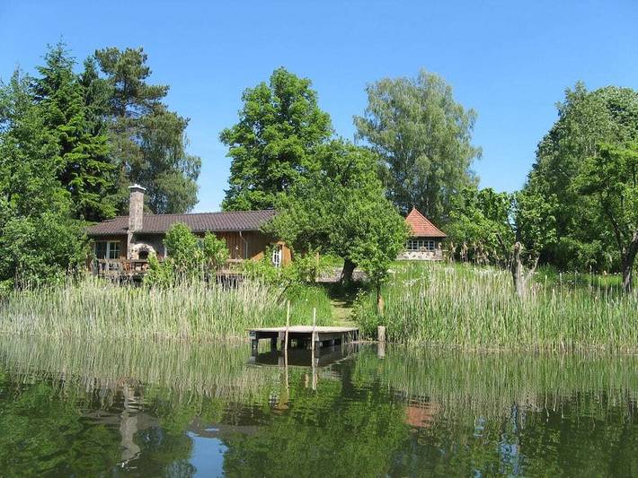 Seeidyll Comthurey - Schilfhaus in Wokuhl-Dabelow, Mecklenburg-Strelitz