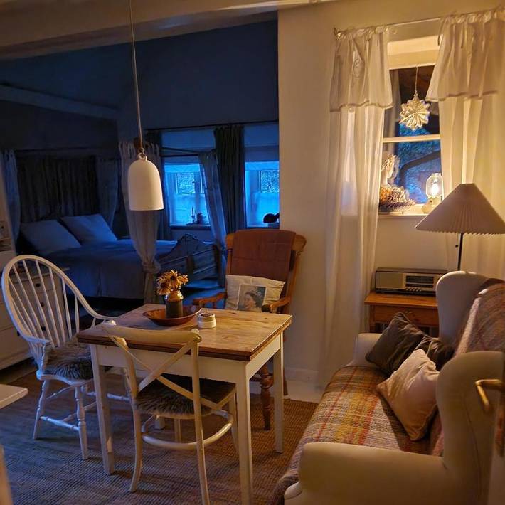 Ferienhaus für 2 Personen, mit Balkon und Terrasse sowie Garten