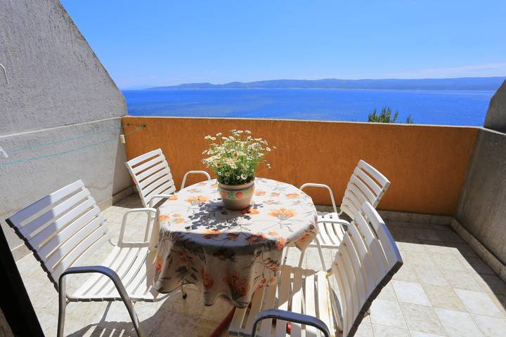 Apartament wakacyjny dla 3 osób, z balkon/ taras w Marusici