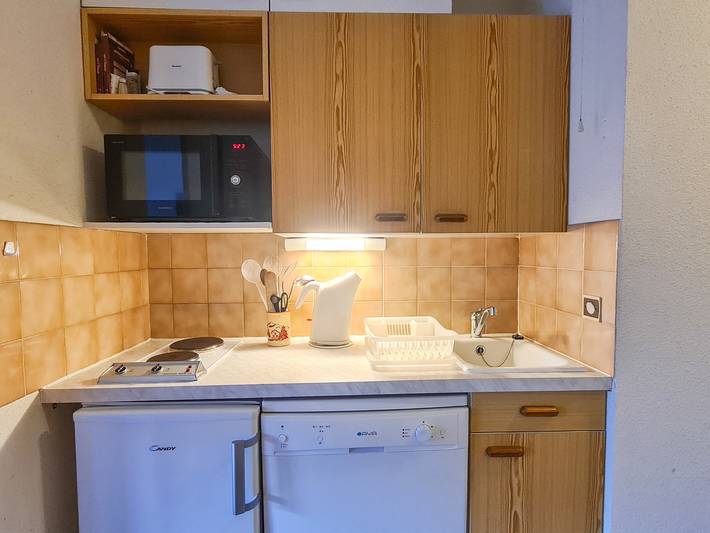 Ganzes Studio, Helles Studio im Zentrum von Flaine mit Balkon, für 4 Personen in Flaine, Arâches-la-Frasse