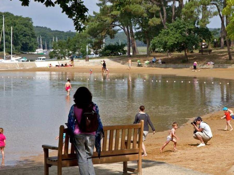 Flower Camping Le Conleau - Mobilhome 6 personas - Mobil-home 35m² Comfort (3 habitaciones) + Clim + terraza semi-cubierta + Tv + Lv in Vannes, Côte des Mégalithes