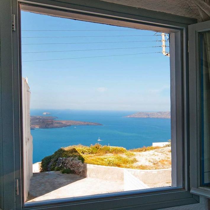 Apartamento para 4 personas, con balcón y vistas, Familias con niños en Imerovigli