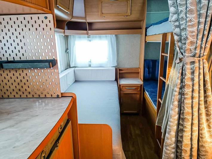 Camping for 5 personer, med Hage og Sauna i tillegg til Utsikt i Nord-Finland
